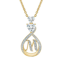 I Love You Diamond Initial Pendant 12598 0011 c pendant