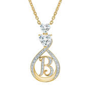 I Love You Diamond Initial Pendant 12598 0011 a main