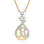 I Love You Diamond Initial Pendant 12598 0011 a main