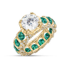 Golden Splendor Nine Carat Birthstone Ring 12621 0012 e may