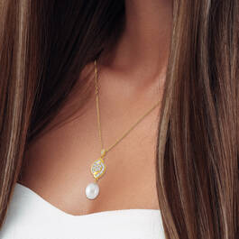 Drop of Elegance Pearl Diamonisse Pendant 6488 0016 m model