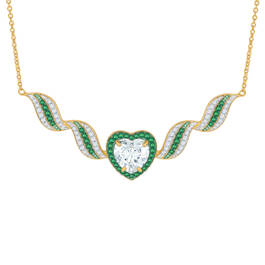 Personalized Everlasting Love Birthstone Necklace 10673 0013 e may
