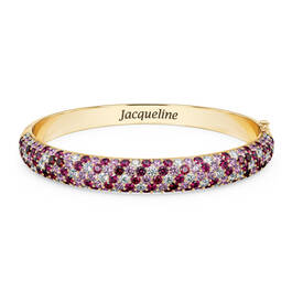 Personalized Birthstone Mosaic Bangle 11388 0017 b february