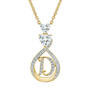 I Love You Diamond Initial Pendant 12598 0011 b pendant