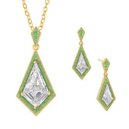 Edge of Elegance Pendant with FREE Matching Earrings 12591 0018 h august