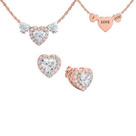 Forever I Love You Necklace with FREE Matching Earrings 11704 0014 a main