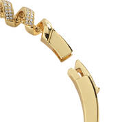 Golden Swirl Bangle 12331 0013 b clasp