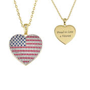 Proud to Love a Veteran Pendant 12600 0025 a main