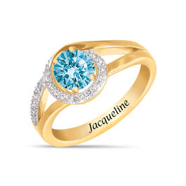 December Birthstone Diamond Swirl Ring 11760 0122 a main