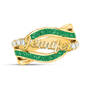 Golden Swirl Birthstone Ring 12672 0010 e may