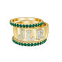 Brilliant Trio Birthstone Diamond Ring Set 12595 0014 e may