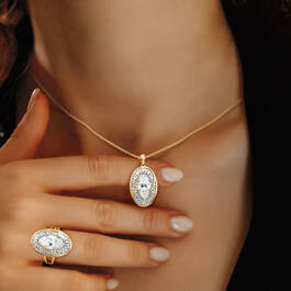 Personalized 7 Carat Parisian Ring with FREE Matching Pendant 12013 0018 m model