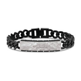 The Personalized Black Steel Mens Set 12261 0017 e bracelet