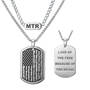 Steel Command Military Dog Tag and Chain Set 12489 0013 a main