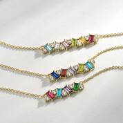 Family Birthstone Necklace 5 Stone 11142 2416 b all
