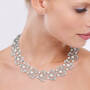 PremierPearl Statement Neck Earrings 11395 0026 m model