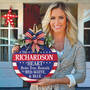 The Personalized Family All American Welcome Sign 12414 0013 m model