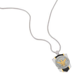 Personalized Diamond Shield Pendant 11230 0025 d angle