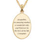 "I Love You" Personalized Diamond Pendant, I Love You Personalized Diamond Pendant 5238 0243 b back