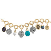 Crystal Bracelet Coin Pearl Charm 10667 0011 b bracelet