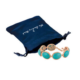 Turquoise&Copper Bracelet 11720 0014 g giftpouch