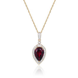 Rhodalite Garnet Diamond Pendant 11142 0519 a main