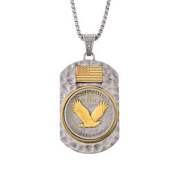 Personalized Liberty Diamond Dog Tag 11231 0024 b front