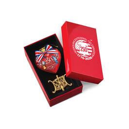 250th Anniversary of America Illuminated Keepsake Ornament 12984 0013 c giftbox open