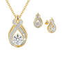 Birthstone Swirl Pendant with Free Matching Earrings 12210 0019 d april