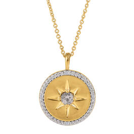 Birthstone & Diamond Star Pendant 12370 0015 e april