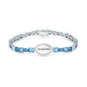 Blue Wave Crystal Bracelet 11987 0020 a main