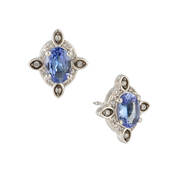 Michael O Connor Limited Edition Tanzanite Earrings 11142 1970 a main
