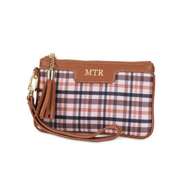 Tartan Elegance Handbag with FREE Matching Wristlet 12306 0014 c pouch