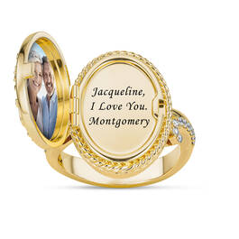Say it with Love Locket Ring 12500 0018 c open