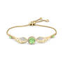 Personalized Angel Wing Birthstone Bracelet by Michael OConnor 12244 0019 h august