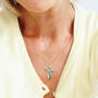 Heaven’s Blessing Diamond & Birthstone Cross Pendant, Heavens Blessing Diamond Birthstone Cross Pendant 6985 0014 m model