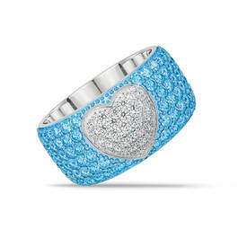 Birthstone Heart Ring 12583 0018 c march