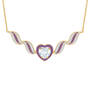 Personalized Everlasting Love Birthstone Necklace 10673 0013 b february