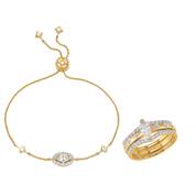 Brilliant Star Rings with FREE Pendant 11602 0173 a main