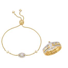 Brilliant Star Rings with FREE Pendant 11602 0173 a main