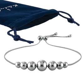 Silver Reflections Bolo Bead Bracelet 6107 001 7 2