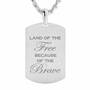 Allegiance Diamond Dog Tag, Allegiance Diamond Dog Tag 6516 001 2 2