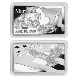 America the Beautiful Silver Plated Ingot Collection 11985 0014 u MD