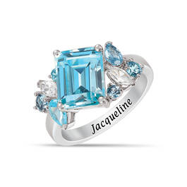 Personalized True Colors Seven Carat Birthstone Ring 11843 0016 l december