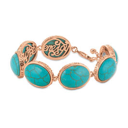 Turquoise&Copper Bracelet 11720 0014 a main