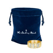 Diamond Initial Ring 12595 0030 g giftpouch