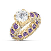 Golden Splendor Nine Carat Birthstone Ring 12621 0012 b february