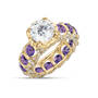 Golden Splendor Nine Carat Birthstone Ring 12621 0012 b february