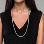 Classic Elegance Statement Necklace 10669 0019 m model