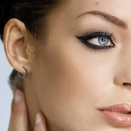 Midnight Black Diamond Earrings 12197 0016 m model